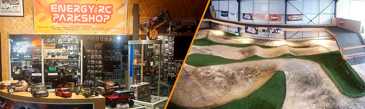 Boutique et piste buggy Energy RC Park Shop